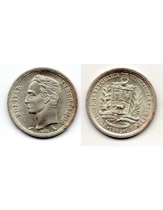 1965 VENEZUELA - 1 Bolivar de plata