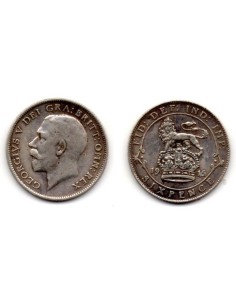 1915 Reino Unido, 6 Penny / George V