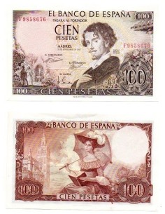 1965 Billete 100 pesetas España - Gustavo Adolfo Bequer