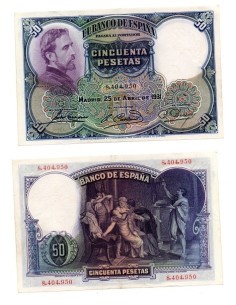España Billete 50 pesetas 1931 E.Rosales