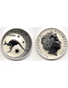 2005 Australia Canguro 1 onza plata