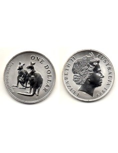 1999 Australia Canguro 1 onza plata