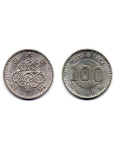 1964 Japón 100 Yen - Olimpiadas