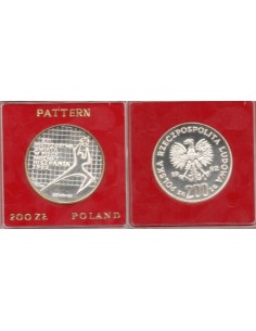 1982 Polonia 200 ZLOTYCH Moneda de plata - Prueba