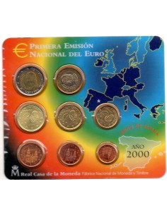 2000 España, Coleccion Primera emision nacional Euro