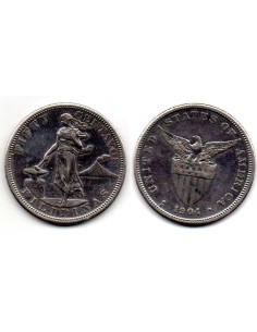 1904 Filipinas 50 centavos U.S. Administration