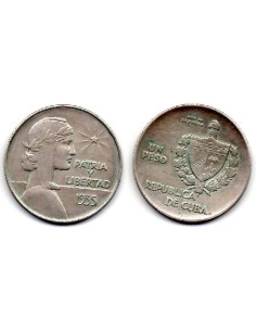 1935 Cuba - 1 Peso Patria y Libertad