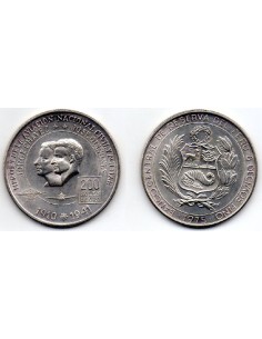 1975 Perú 200 soles oro de plata