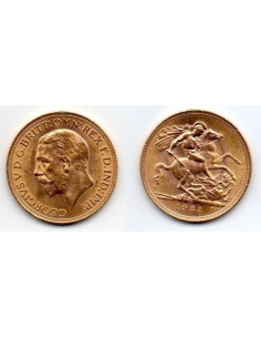 1931 Sud Africa, 1 Soberano / Georgius V