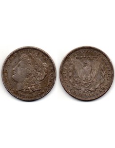 1921D EEUU 1 Dólar Morgan - Plata.
