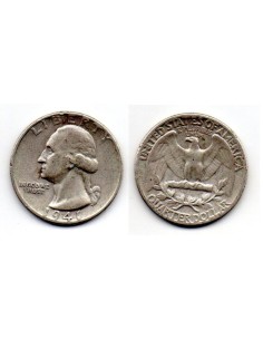 1941 EEUU 1/4 DÓLAR plata, George Washington