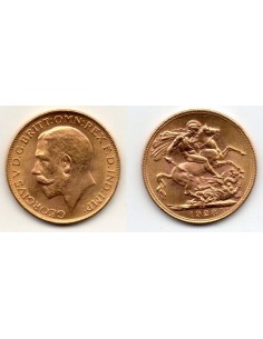 1928 SA Reino Unido, Soberano oro/ Georgivs V