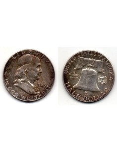 1963 EEUU 1/2 DÓLAR plata, FRANKLIN