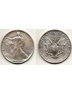 1991 EEUU 1 Dollar de Plata - 1 onza Liberty