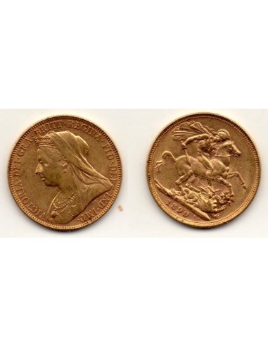 1899 M Reino Unido, 1 Soberano oro / Victoria