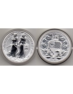 2022 ALEMANIA - 5 Marks Onza de Plata, Alegorias