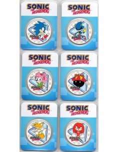 2022 Niue Moneda 6 onzas Sonic Color